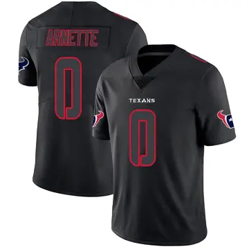 ＃0 Men's Damon Arnette Black Impact Limited Houston Texans Jersey