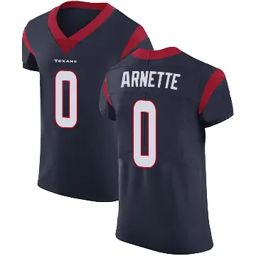 ＃0 Men's Damon Arnette Navy Blue Elite Houston Texans Team Color Vapor Untouchable Jersey