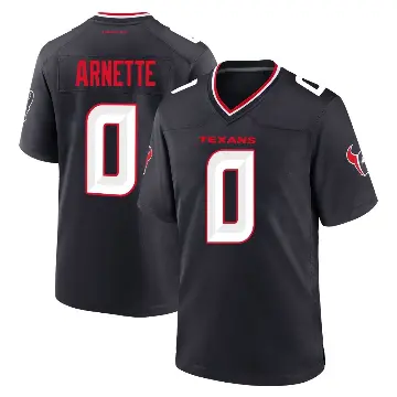 ＃0 Men's Damon Arnette Navy Game Houston Texans Team Jersey