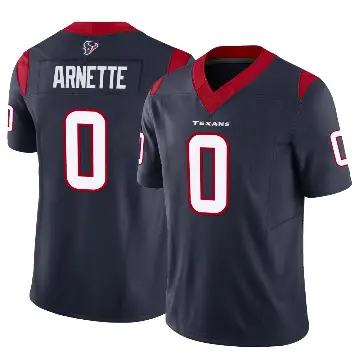 ＃0 Men's Damon Arnette Navy Limited Houston Texans Vapor F.U.S.E. Jersey