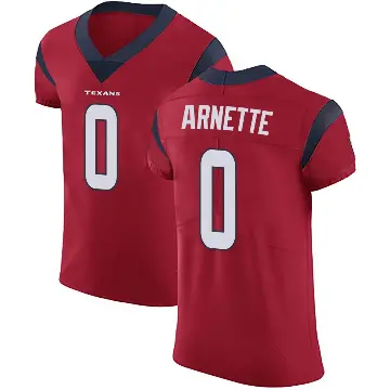 ＃0 Men's Damon Arnette Red Elite Houston Texans Alternate Vapor Untouchable Jersey