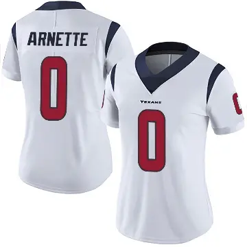 ＃0 Women's Damon Arnette White Limited Houston Texans Vapor Untouchable Jersey