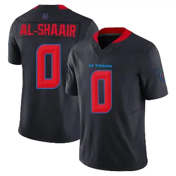 ＃0 Youth Azeez Al-Shaair Navy Limited Houston Texans 2nd Alternate Vapor F.U.S.E. Jersey