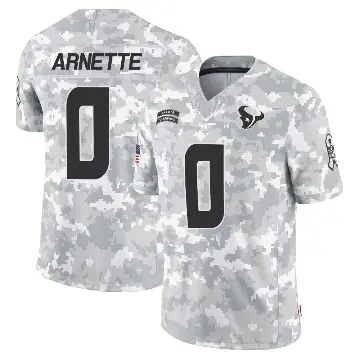 ＃0 Youth Damon Arnette Arctic Camo Limited Houston Texans 2024 Salute to Service Jersey