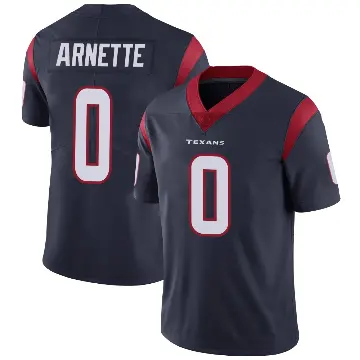 ＃0 Youth Damon Arnette Navy Blue Limited Houston Texans Team Color Vapor Untouchable Jersey