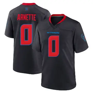 ＃0 Youth Damon Arnette Navy Game Houston Texans 2nd Alternate Jersey