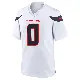 ＃0 Youth Jerome Carvin White Game Houston Texans Jersey