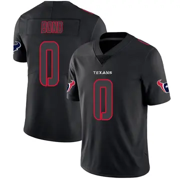 ＃0 Youth Lewis Bond Black Impact Limited Houston Texans Jersey
