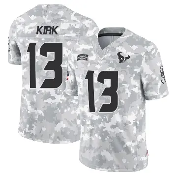 ＃13 Men's Christian Kirk Arctic Camo Limited Houston Texans 2024 Salute to Service Jersey