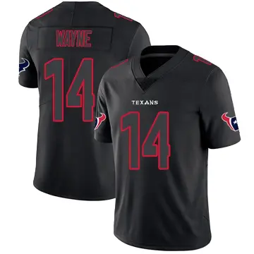 ＃14 Men's Jared Wayne Black Impact Limited Houston Texans Jersey