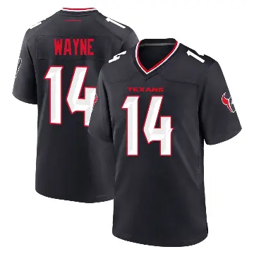 ＃14 Men's Jared Wayne Navy Game Houston Texans Team Jersey