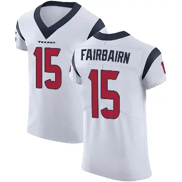 ＃15 Men's Ka'imi Fairbairn White Elite Houston Texans Vapor Untouchable Jersey