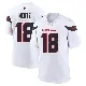 ＃18 Youth Graham Mertz White Game Houston Texans Jersey