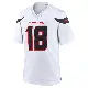 ＃18 Youth Graham Mertz White Game Houston Texans Jersey