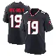 ＃19 Men's Xavier Hutchinson Navy Game Houston Texans Team Jersey