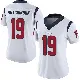 ＃19 Women's Xavier Hutchinson White Limited Houston Texans Vapor Untouchable Jersey