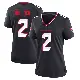 ＃2 Women's Calen Bullock Navy Game Houston Texans Team Jersey