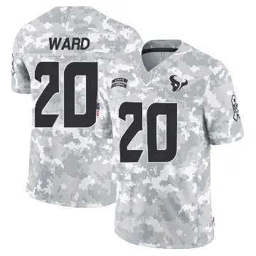 ＃20 Men's Jimmie Ward Arctic Camo Limited Houston Texans 2024 Salute to Service Jersey