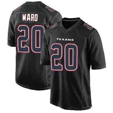 ＃20 Men's Jimmie Ward Black Game Houston Texans Fashion Jersey