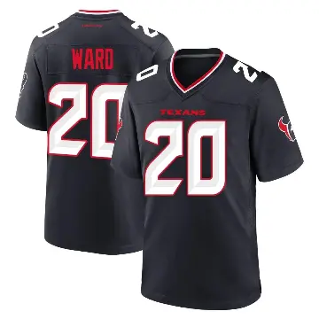 ＃20 Men's Jimmie Ward Navy Game Houston Texans Team Jersey