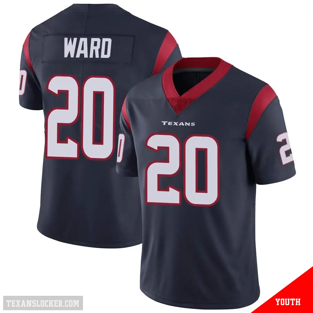 ＃20 Youth Jimmie Ward Navy Blue Limited Houston Texans Team Color Vapor Untouchable Jersey