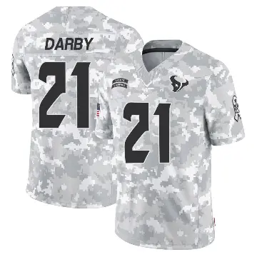 ＃21 Men's Ronald Darby Arctic Camo Limited Houston Texans 2024 Salute to Service Jersey