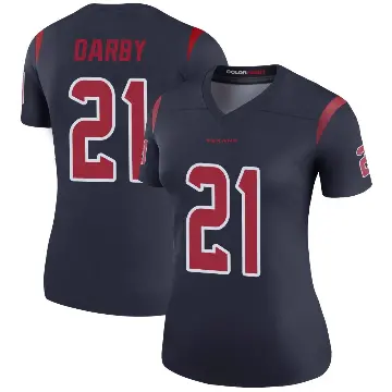 ＃21 Women's Ronald Darby Navy Legend Houston Texans Color Rush Jersey