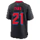 ＃21 Youth Nick Chubb Navy Game Houston Texans 2nd Alternate Jersey