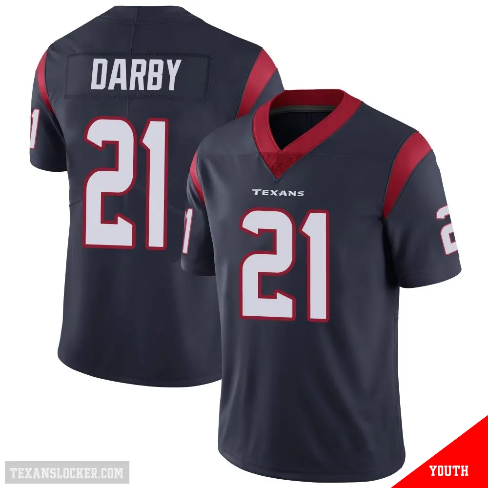 ＃21 Youth Ronald Darby Navy Blue Limited Houston Texans Team Color Vapor Untouchable Jersey
