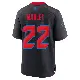 ＃22 Men's Arthur Maulet Navy Game Houston Texans 2nd Alternate Jersey