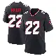 ＃22 Men's Arthur Maulet Navy Game Houston Texans Team Jersey