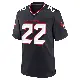 ＃22 Men's Arthur Maulet Navy Game Houston Texans Team Jersey