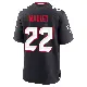 ＃22 Men's Arthur Maulet Navy Game Houston Texans Team Jersey