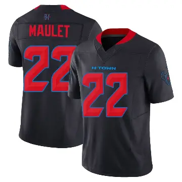 ＃22 Men's Arthur Maulet Navy Limited Houston Texans 2nd Alternate Vapor F.U.S.E. Jersey