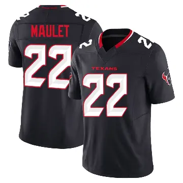 ＃22 Men's Arthur Maulet Navy Limited Houston Texans Alternate Vapor F.U.S.E. Jersey