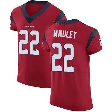＃22 Men's Arthur Maulet Red Elite Houston Texans Alternate Vapor Untouchable Jersey