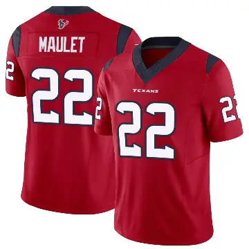 ＃22 Men's Arthur Maulet Red Limited Houston Texans Vapor F.U.S.E. Jersey