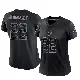 ＃22 Women's Arthur Maulet Black Limited Houston Texans Reflective Jersey