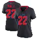 ＃22 Women's Arthur Maulet Navy Game Houston Texans 2nd Alternate Jersey