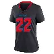 ＃22 Women's Arthur Maulet Navy Game Houston Texans 2nd Alternate Jersey