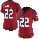 ＃22 Women's Arthur Maulet Red Limited Houston Texans Alternate Vapor Untouchable Jersey