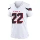 ＃22 Women's Arthur Maulet White Game Houston Texans Jersey