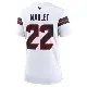 ＃22 Women's Arthur Maulet White Game Houston Texans Jersey