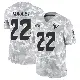 ＃22 Youth Arthur Maulet Arctic Camo Limited Houston Texans 2024 Salute to Service Jersey