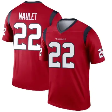 ＃22 Youth Arthur Maulet Red Legend Houston Texans Jersey