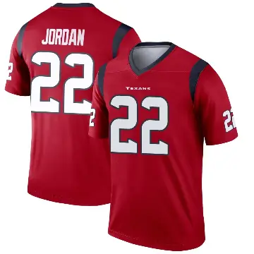 ＃22 Youth Jawhar Jordan Red Legend Houston Texans Jersey