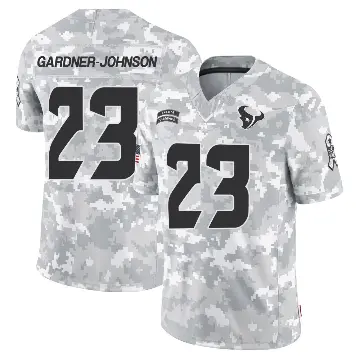＃23 Men's C.J. Gardner-Johnson Arctic Camo Limited Houston Texans 2024 Salute to Service Jersey