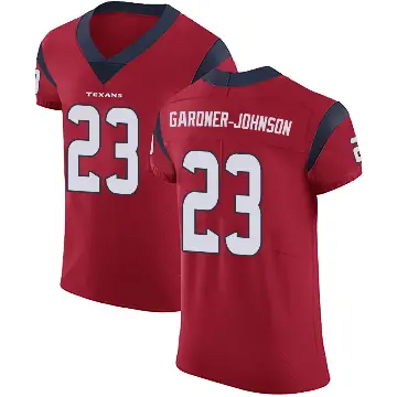 ＃23 Men's C.J. Gardner-Johnson Red Elite Houston Texans Alternate Vapor Untouchable Jersey