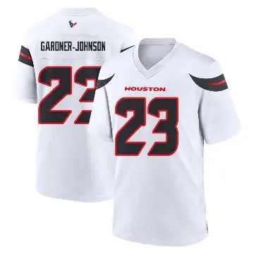 ＃23 Men's C.J. Gardner-Johnson White Game Houston Texans Jersey