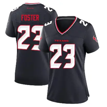 ＃23 Women's Arian Foster Navy Game Houston Texans Team Jersey